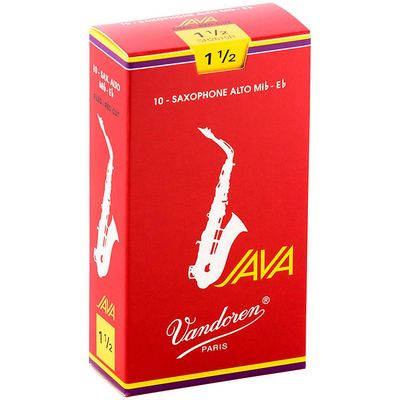 Трости для саксафона-альт Vandoren Java Red Cut 1.5 10-pack (SR2615R)