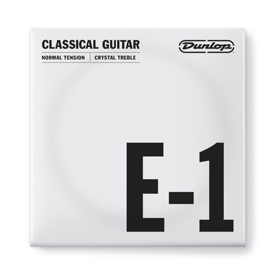 Струна для классической гитары Dunlop DCY01ENS Nylon Crystal Treble E-1
