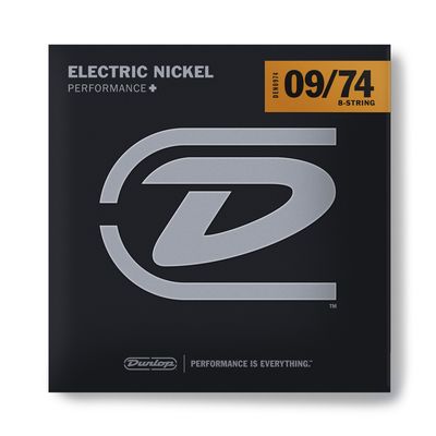 Комплект струн для электрогитары Dunlop DEN0974 Electric Nickel Performance+
