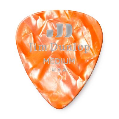 Медиаторы Dunlop 483P08MD Celluloid Orange Pearloid Medium 12Pack