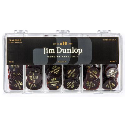 Коробка с медиаторами Dunlop 485005 Celluloid Shell Teardrop Display