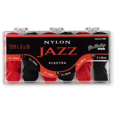 Коробка с медиаторами Dunlop 4700 Nylon Jazz Display