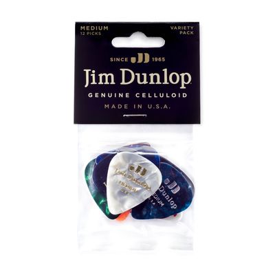 Набор медиаторов Dunlop PVP106 Variety Celluloid 12Pack