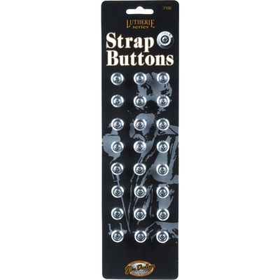 Крепление для гитарного ремня Dunlop 7100SI Strap Buttons 24Pack