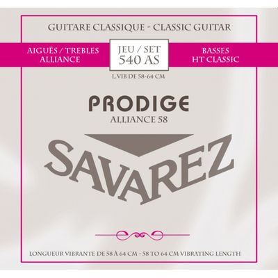 Набор струн для классической гитары Savarez 540AS