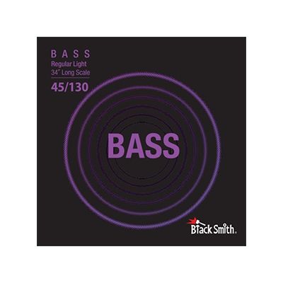 Струны для 5-ти струнной электрогитары BlackSmith Bass Regular Light 34" Long Scale 45/130
