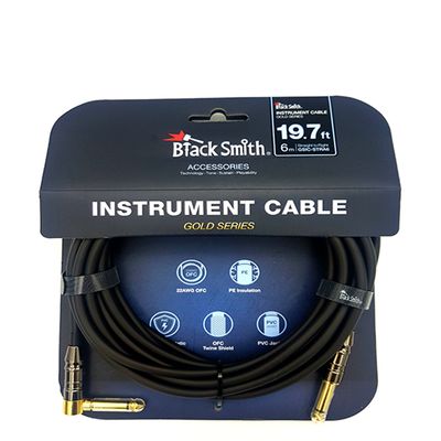 Кабель инструментальный BlackSmith Instrument Cable Gold Series 19.7ft GSIC-STRA6