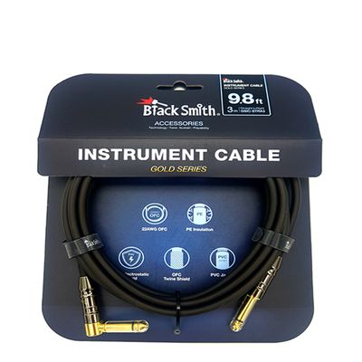 Кабель инструментальный BlackSmith Instrument Cable Gold Series 9.8ft GSIC-STRA3