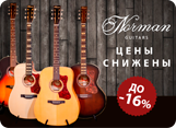 Снижение цен на акустические гитары Norman до -16%