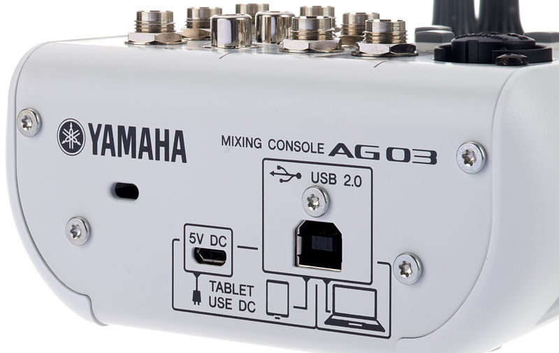 Yamaha AG03 купить по выгодной цене, микшерный пульт в интернет магазине  Мир Музыки