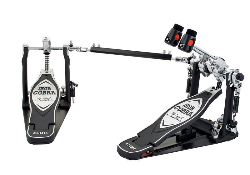 Двойная педаль с цепным приводом Tama HP900PWN Iron Cobra Drum Pedal With C...