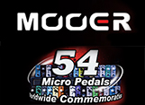 Итоги конкурса MOOER 54 Micro Pedals Worldwide Commemoration