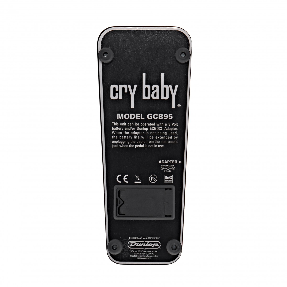 Dunlop GCB95 Cry Baby Standard купить с гарантией снижения цены гитарная  педаль вау в интернет магазине Мир Музыки