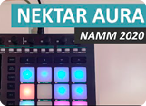 Новинки выставки NAMM 2020: Барабанный контроллер Nektar AURA