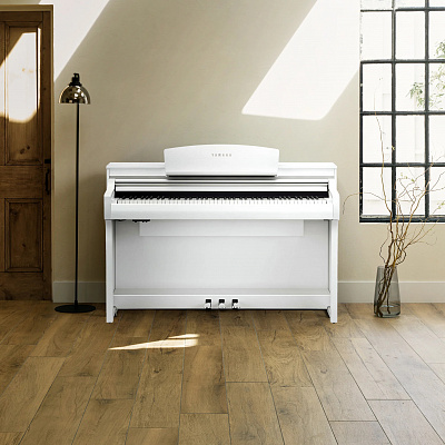 Цифровое пианино с банкеткой Yamaha CSP-275WH