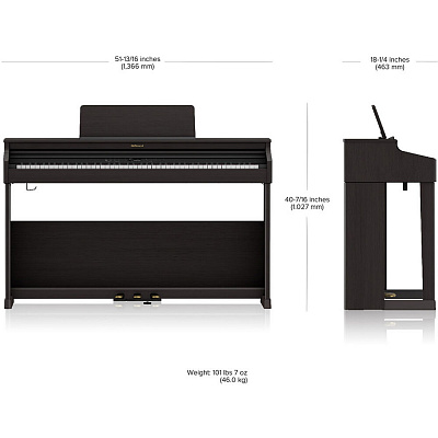 Цифровое пианино Roland RP701-CB