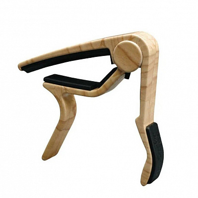 Каподастер для гитары Dunlop 83CM Trigger Curved Maple