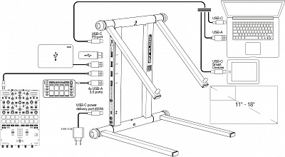 Стойка под ноутбук Reloop Stand Hub