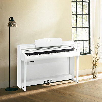 Цифровое пианино с банкеткой Yamaha CSP-275WH