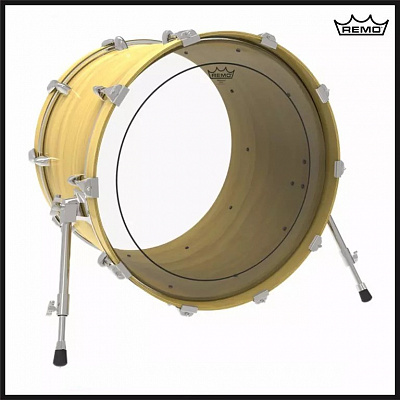 Пластик для бас барабана прозрачный 20" Remo PS-1320-00