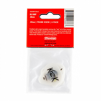 Медиаторы Dunlop BL109P073 Frank Kozik 6Pack