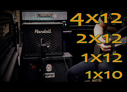 Видео-обзор гитарных кабинетов Randall и Orange (4x12, 2x12, 1x12, 1x10)