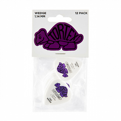 Медиаторы Dunlop 424P114 Tortex Wedge 12Pack