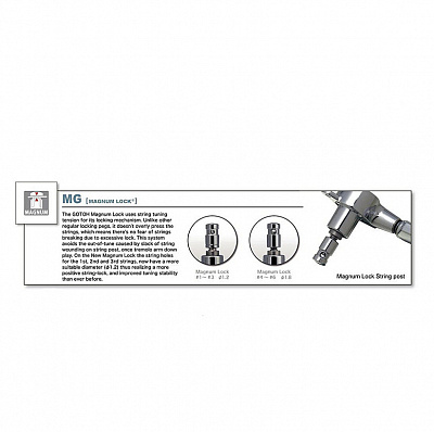 Колки для гитары Gotoh SG381-MG-07-CK-(L6)