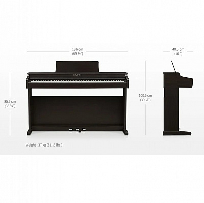 Цифровое пианино с банкеткой Kawai KDP120 B