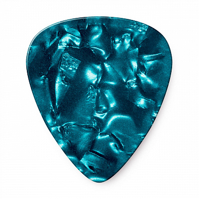 Медиаторы Dunlop 483P11TH Celluloid Turquoise Pearloid Thin 12Pack