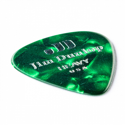 Медиаторы Dunlop 483P12HV Celluloid Green Pearloid Heavy 12Pack