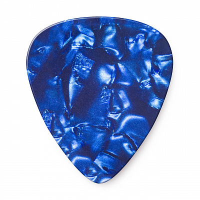 Медиаторы Dunlop 483P10TH Celluloid Blue Pearloid Thin 12Pack