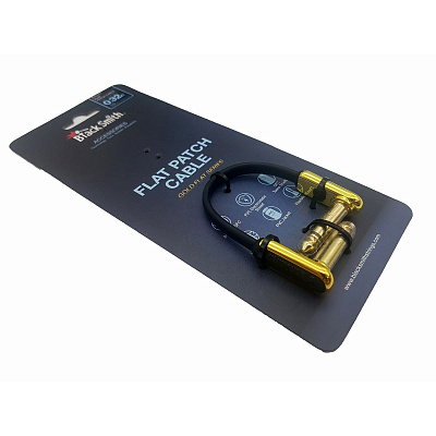 Патч-кабель BlackSmith Patch Cable Gold Flat 0.65ft GSFPC-20