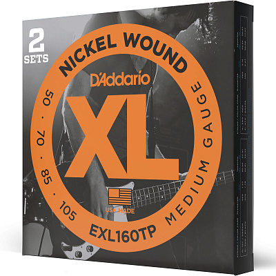 Струны для бас-гитар 50-105 D`Addario EXL160TP