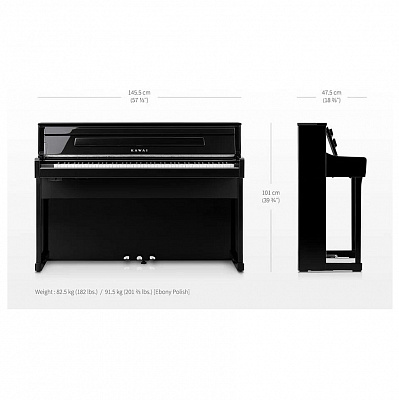 Цифровое пианино с банкеткой Kawai CA901 B