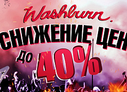 Снижение цен на Washburn.