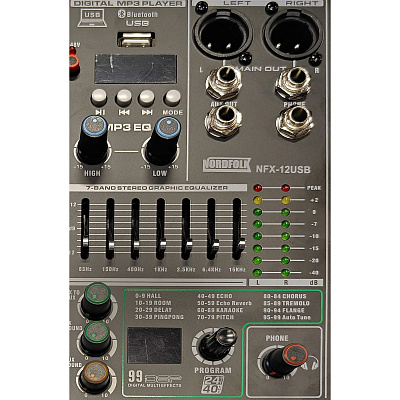 Микшерный пульт NordFolk NFX-12USB