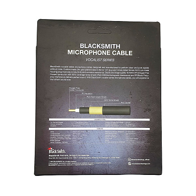 Кабель микрофонный BlackSmith Microphone Cable Vocalist Series 9.8ft VS-STFXLR3