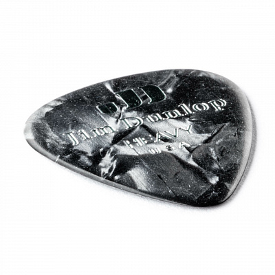 Медиаторы Dunlop 483P02HV Celluloid Black Pearloid Heavy 12Pack